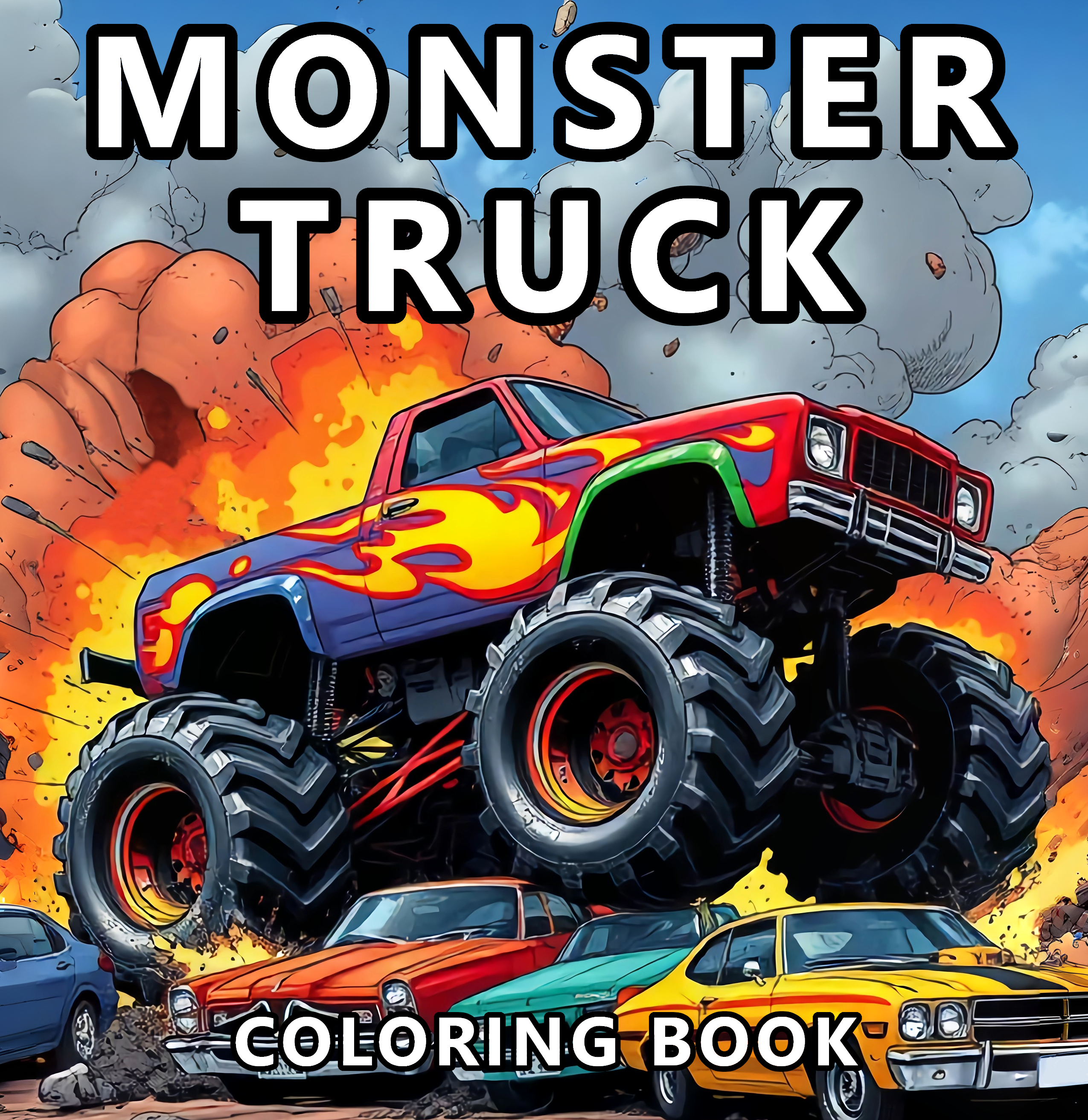 Monster Truck coloring book